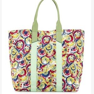 EUC Carolina Herrera beach bag from the Archive print collection